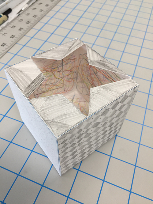 Cube Studies: Point, Line, Texture, Continuity